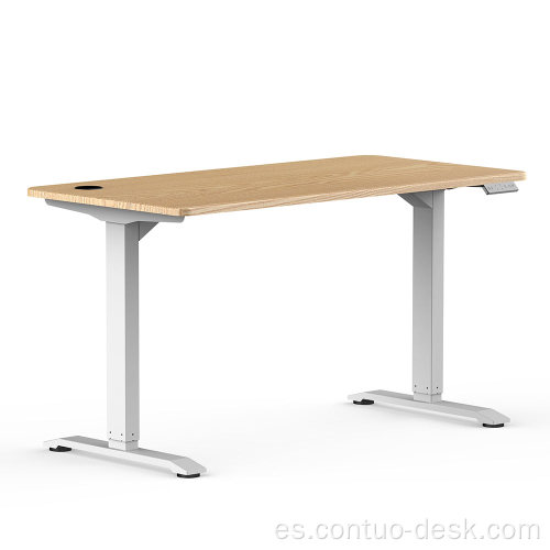 Descripción de pie ajustable eléctrica de motor dual, marco de escritorio ajustable de altura SIT SIT Desk Muebles de oficina de lujo